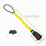 Steering Wheel Lock for Theft Prevention and Vehicle Security