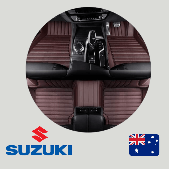 CarLux™  Custom Made Nappa PU Leather Car Floor Mats for Suzuki