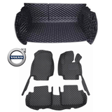 CarLux™ Complete Floor Protection Set: 3D Boot Liner and Car Mats For Your Volvo