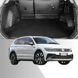 CarLux™  Custom Made Trunk Boot Mats Liner for Volkswagen Tiguan 5 Seats 2007- 2016