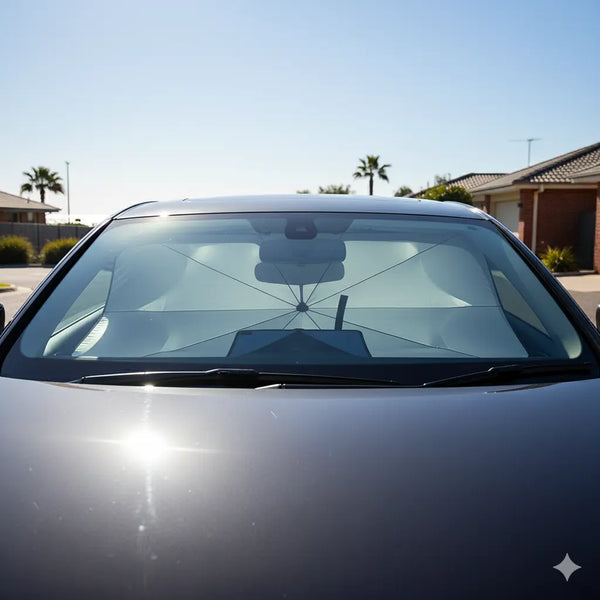 Windshield Sunshade for UV Protection and Cooler Car Interiors