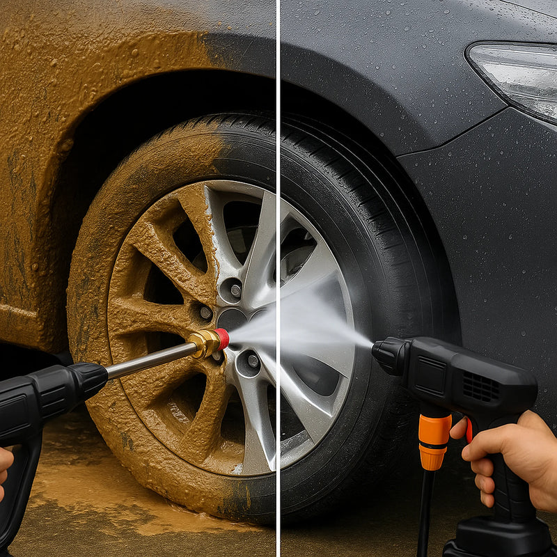 AquaVolt™ Cordless High Pressure Washer – Car & Outdoor Cleaning Made Easy