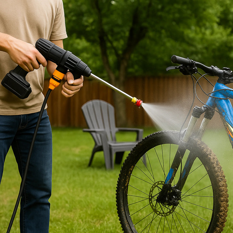 AquaVolt™ Cordless High Pressure Washer – Car & Outdoor Cleaning Made Easy