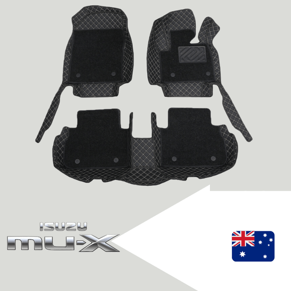CarLux™ Custom Made 3D Duty Double Layers Car Floor Mats For Isuzu