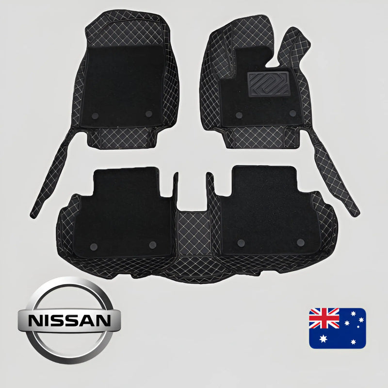 CarLux™ Custom Made 3D Duty Double Layers Car Floor Mats For Nissan