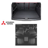 CarLux™ Complete Floor Protection Set Nappa PU 3D Boot Liner and Car Mats For Your Mitsubishi