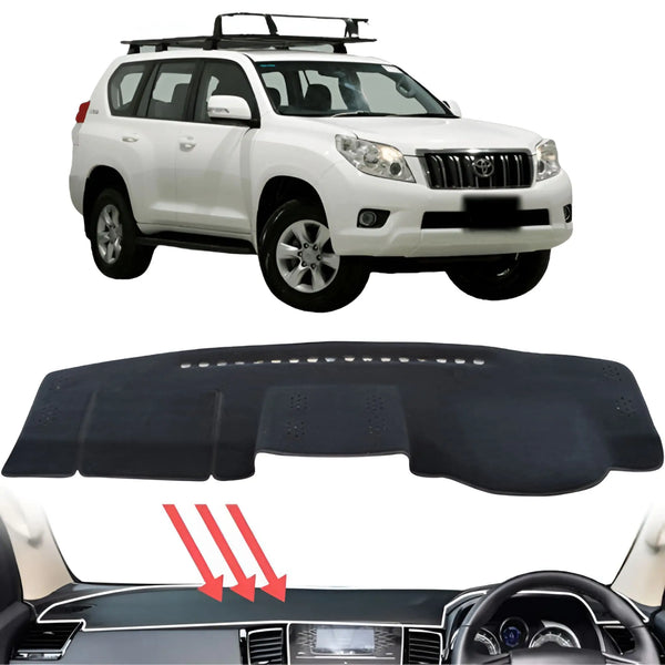 CarLux™ Black Dash Mat for Toyota Prado 150 Series