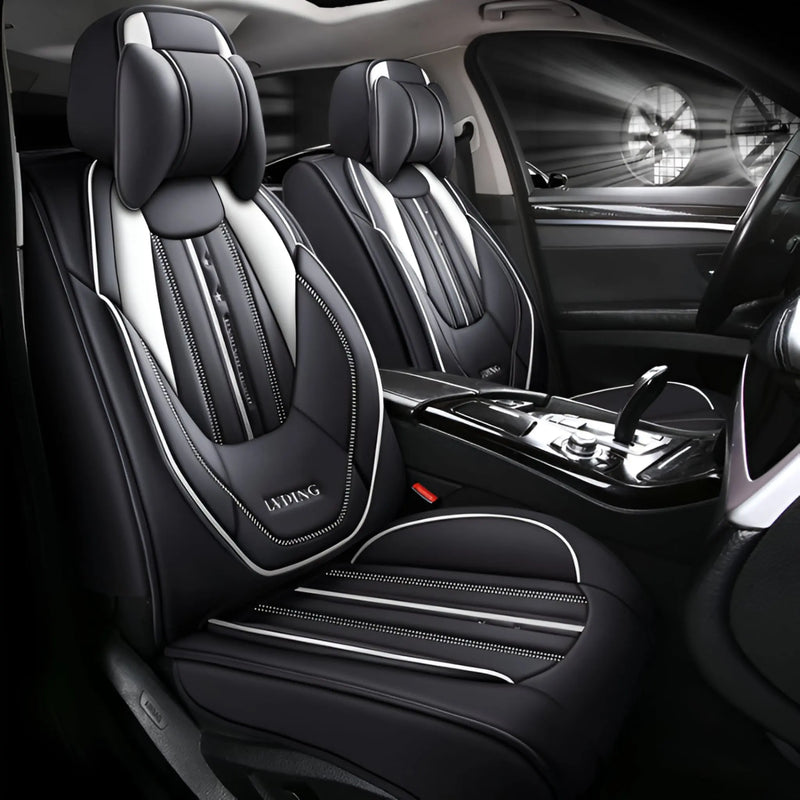 ShieldGuard™ Geometric Front and Rear Car Seat Covers