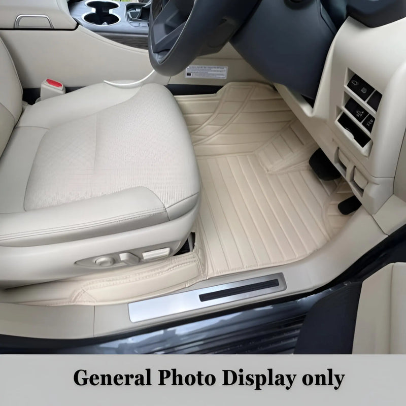 CarLux™ Custom Made Nappa PU Leather Car Floor Mats for Tesla
