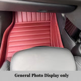 CarLux™ Custom Made Nappa PU Leather Car Floor Mats for Tesla