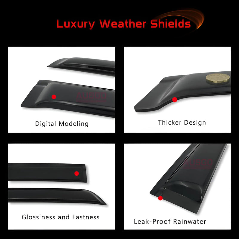 Luxury Weathershields for Nissan Patrol Y62 2012-Onwards