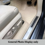 CarLux™ Custom Made Nappa PU Leather Car Floor Mats for Tesla