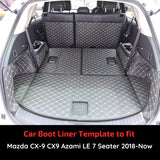 CarLux™  Custom Made Trunk Boot Mats Liner For Mazda