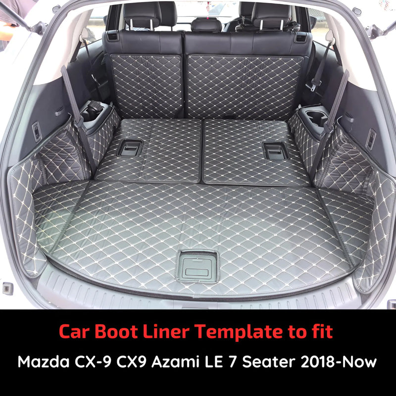 CarLux™  Custom Made Trunk Boot Mats Liner For Mazda