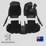 CarLux™ Custom Made 3D Duty Double Layers Car Floor Mats For Peugeot