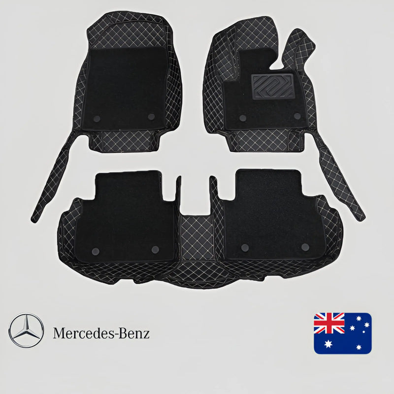 CarLux™ Custom Made 3D Duty Double Layers Car Floor Mats For Mercedes Benz