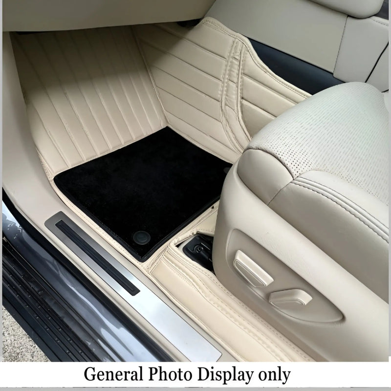 CarLux™  Custom Made Double Layer Nappa PU Leather Car Floor Mats For Maserati