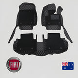 CarLux™ Custom Made 3D Duty Double Layers Car Floor Mats For Fiat