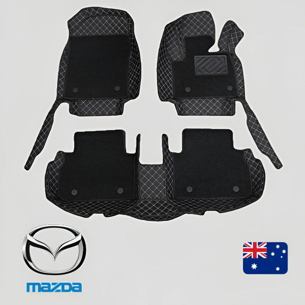 CarLux™ Custom Made 3D Duty Double Layers Car Floor Mats For Mazda