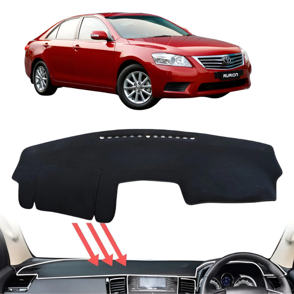 CarLux™ Black Dash Mat for Toyota Aurion