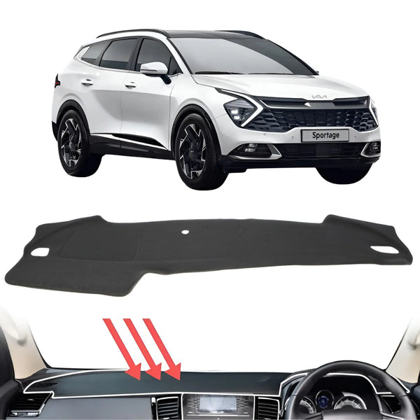 CarLux™ Black Dash Mat for Kia Sportage NQ5