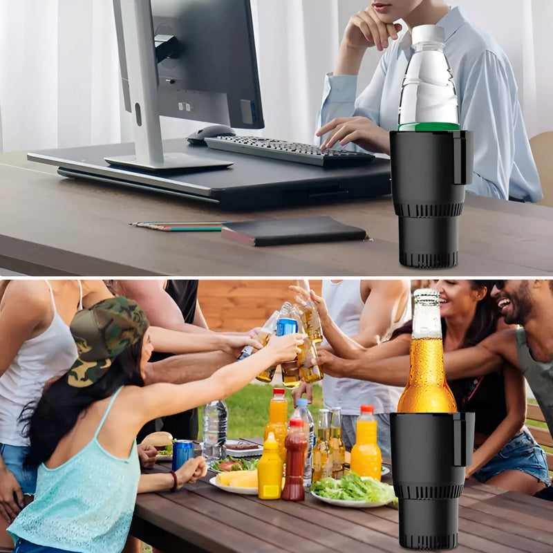 2-in-1 Car Cup Warmer Cooler Tumbler