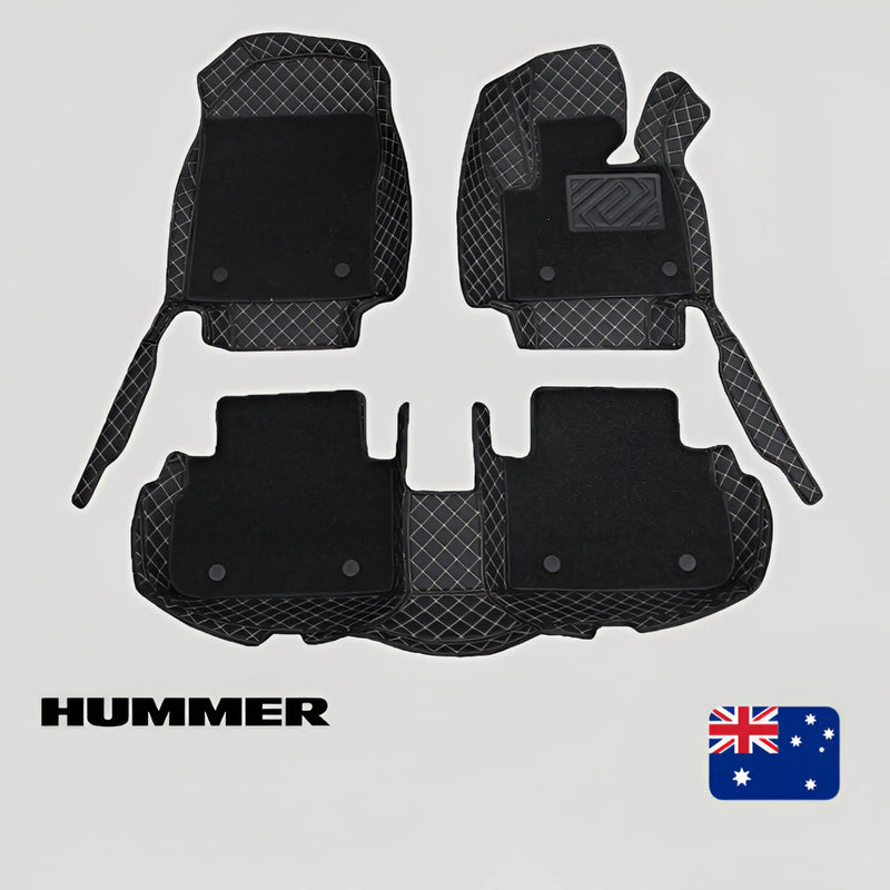 CarLux™ Custom Made 3D Duty Double Layers Car Floor Mats For Hummer