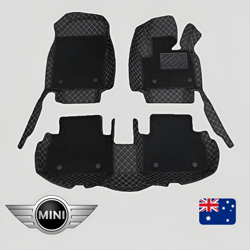 CarLux™ Custom Made 3D Duty Double Layers Car Floor Mats For Mini Cooper