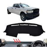 CarLux™ Black Dash Mat for Dodge Ram 5th Gen