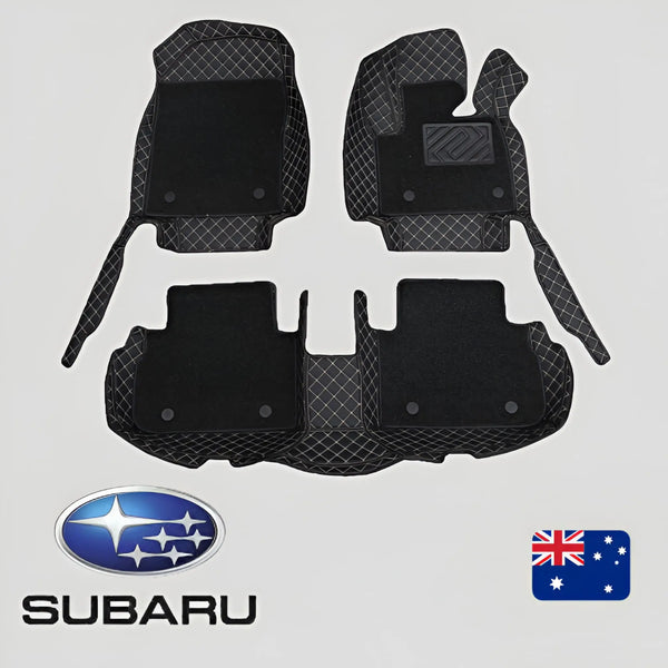 CarLux™ Custom Made 3D Duty Double Layers Car Floor Mats For Subaru