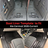 CarLux™ Complete Floor Protection Set: 3D Boot Liner and Car Mats For Your Kia