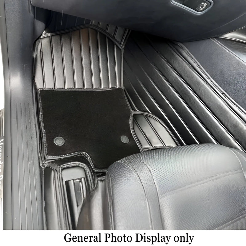 CarLux™ Custom Made Double Layer Nappa PU Leather Car Floor Mats For Kia
