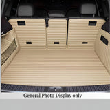 CarLux™  Custom Made Nappa PU Leather Trunk Boot Mats Liner For Holden