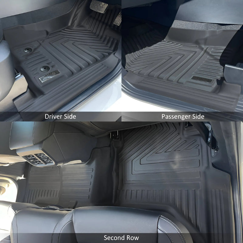 3D Rubber Car Floor Mats For Ford Ranger Next-Gen 2022 Onwards