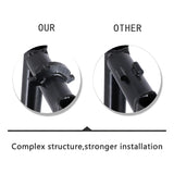 Manual Fold Extendable Tow Mirrors for 2005-2015 Toyota Hilux