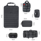 Tactical Car Seat Organiser - Molle Panel Automobile Seat Back Organisers
