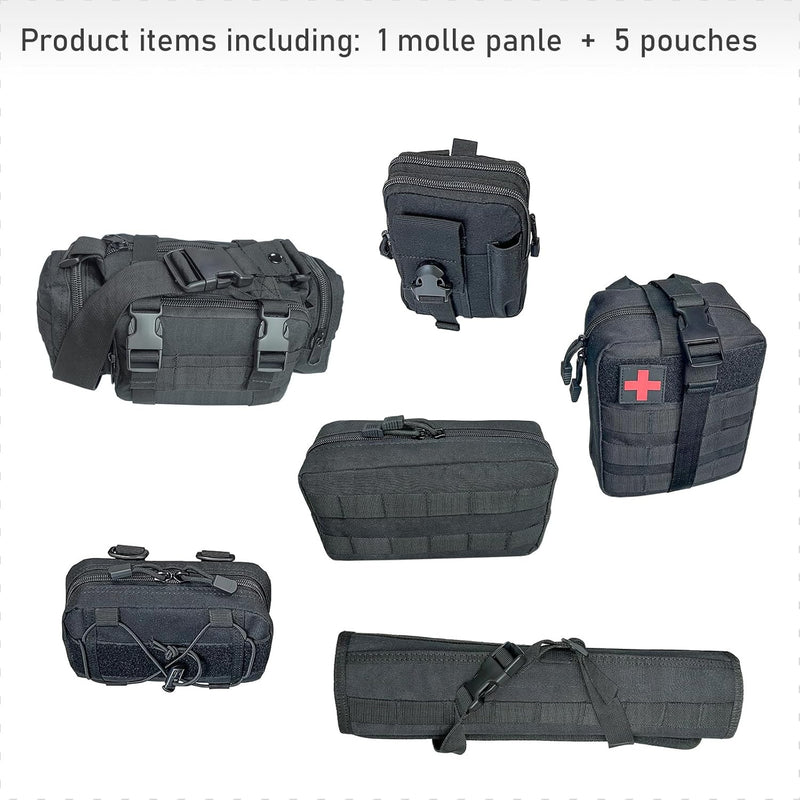 Tactical Car Seat Organiser - Molle Panel Automobile Seat Back Organisers