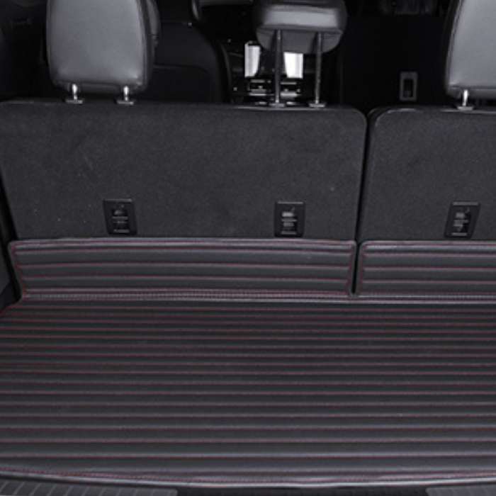 CarLux™  Custom Made Flat Boot Liner Nappa Leather Trunk Boot Mats Liner For Isuzu