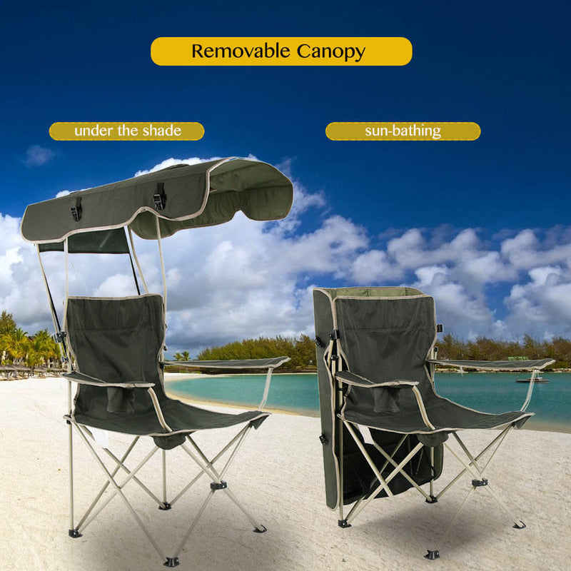 Premium Foldable Canopy Chair With Sun Shade