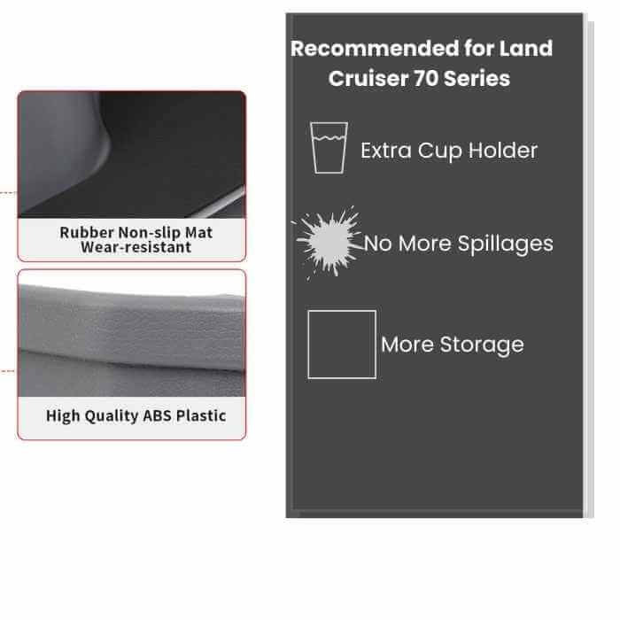 Cruiser™ Door Pockets Storage Box & Cup Holder For Toyota Land Cruiser 70 LC76 LC78 LC79