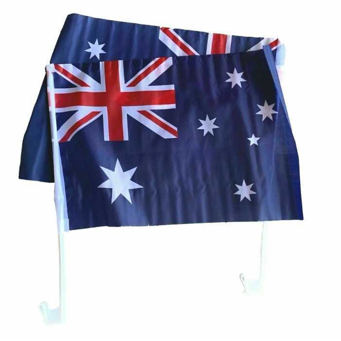 Australia Day Car Flag  - 2 pack
