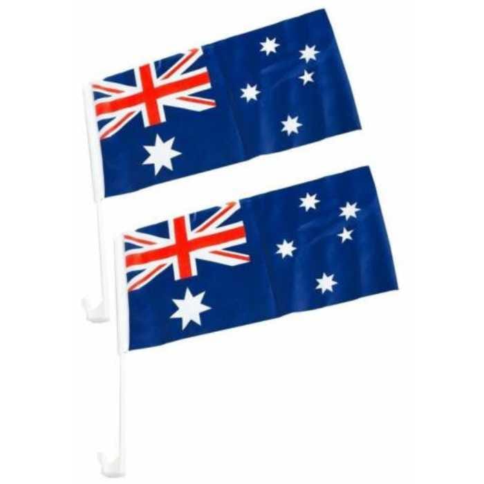 Australia Day Car Flag  - 2 pack