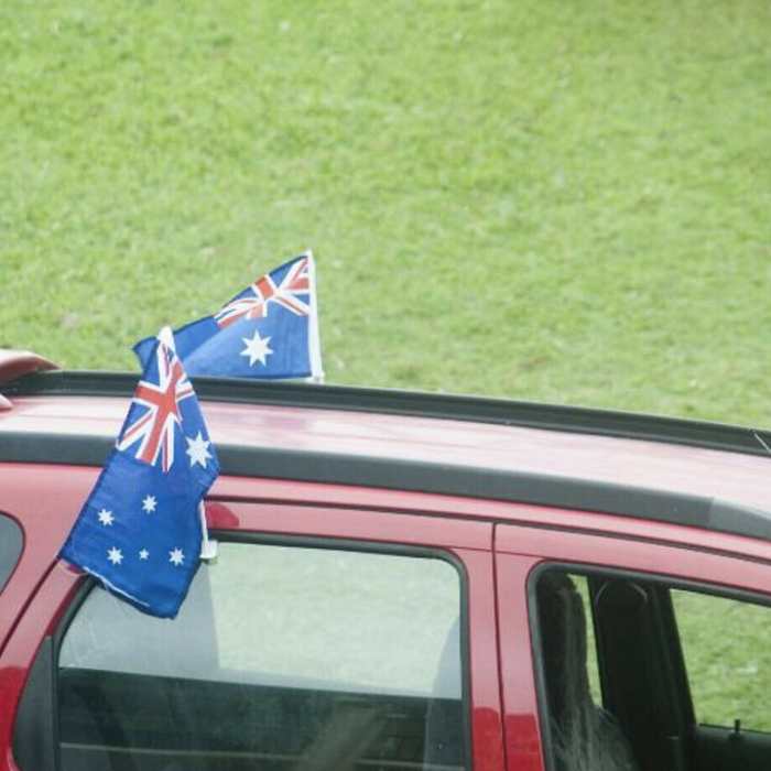 Australia Day Car Flag - 2 Pack | The Organised Auto