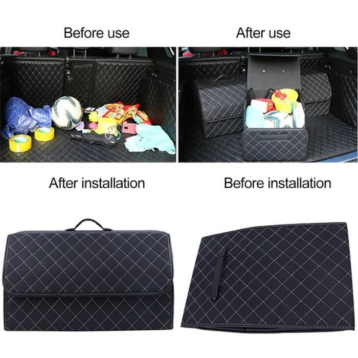 LuxeBoot™ Portable Car Boot Organiser Portable And Waterproof Large or Small