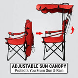 CanopyNet™ Foldable Canopy Chair With Sun Shade