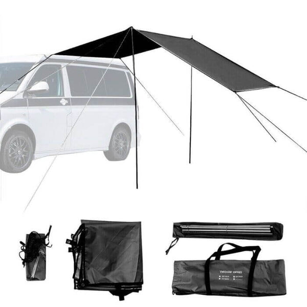 Carbella™ 4x4 Car Awning Sun Canopy For Van's, SUV's Or Caravans