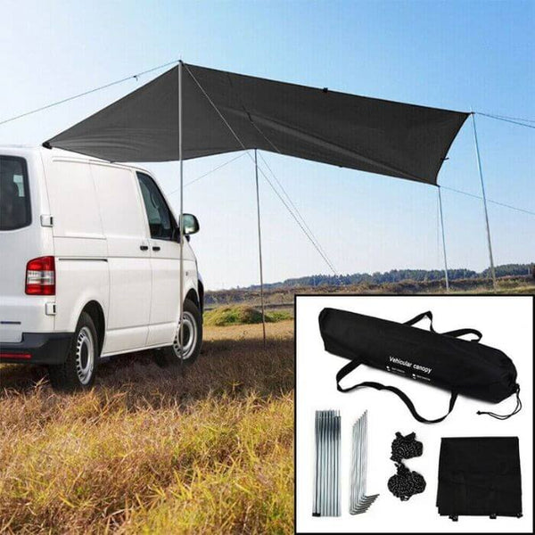 Carbella™ 4x4 Car Awning Sun Canopy For Van's, SUV's Or Caravans