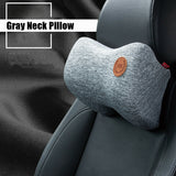 Memory Foam Car Seat Neck Headrest and Lumbar Cushion Support