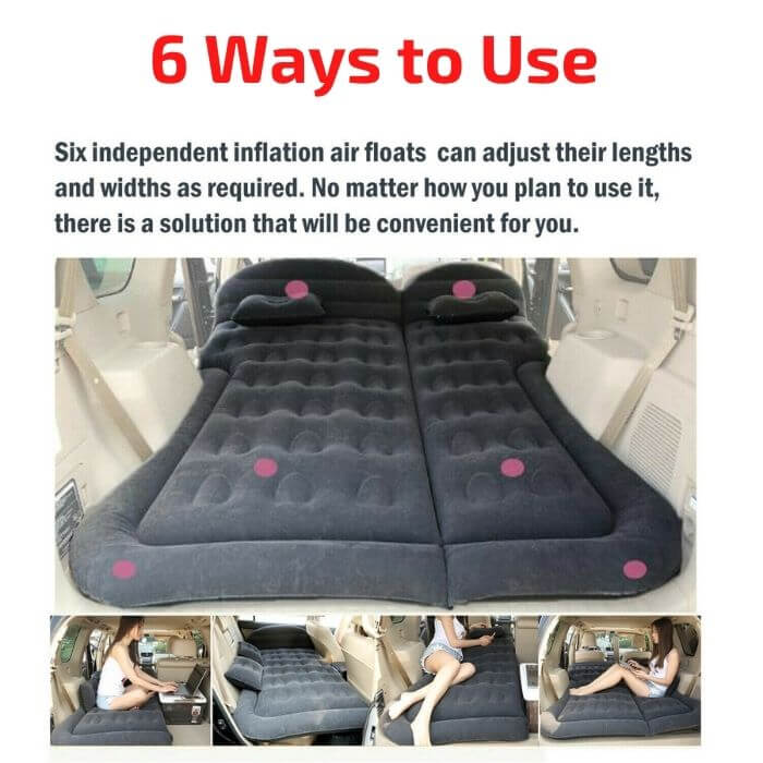 Seatbed™ Inflatable Car Mattress For Backseat with Electric Pump