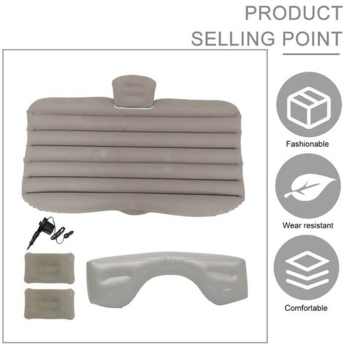 Seatbed™ Inflatable Car Mattress For Backseat with Electric Pump